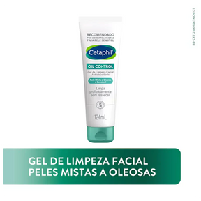 Cetaphil Oil Control - Gel de Limpeza Facial 124ml