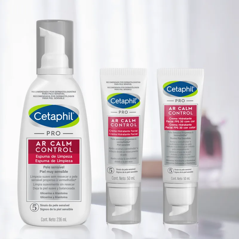 Cetaphil Pro AR Calm Control - Espuma de Limpeza Facial 236ml