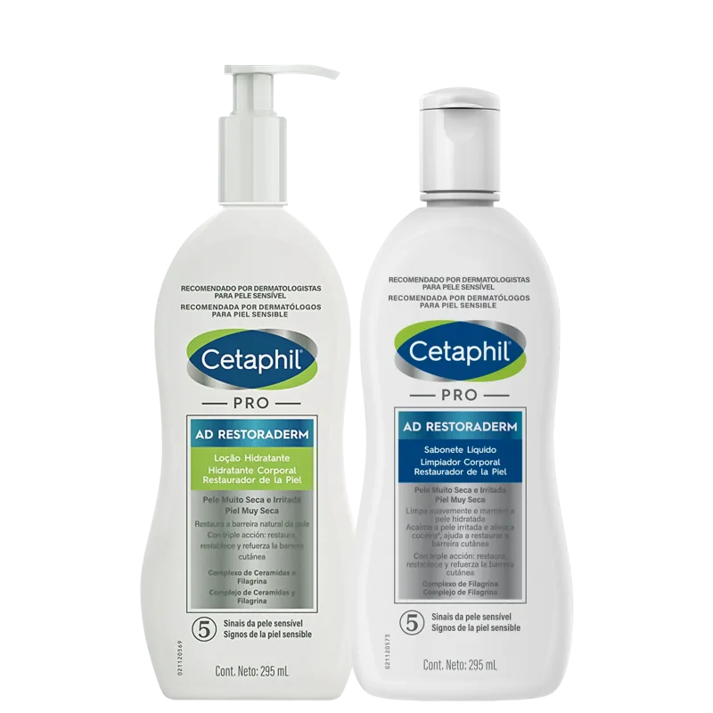 Kit Cetaphil Pro AD Restoraderm (2 Produtos)